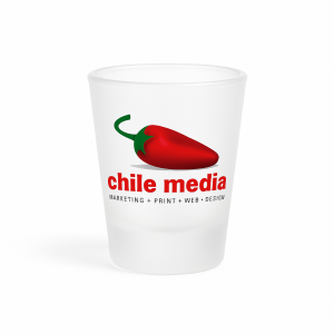 Chile Media - Custom Shot Glasses | Chile Media Shop Full Color Printed Shot Glasses